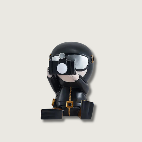 Contemporary Diver Table Lamp  Decorative Resin Figurine Light - Product showcase