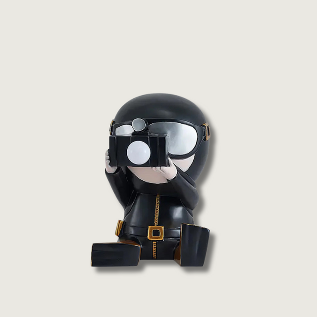 Contemporary Diver Table Lamp  Decorative Resin Figurine Light - Product showcase