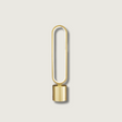 Modern LED Table Lamp  Brass Oval Ring Design - Product showcase