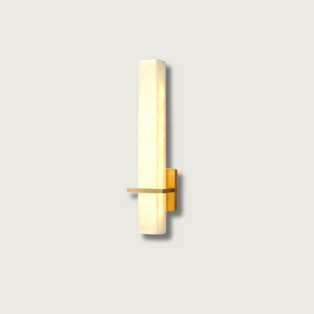 Modern LED Wall Lamp  Vertical Bar Design in White - Product showcase