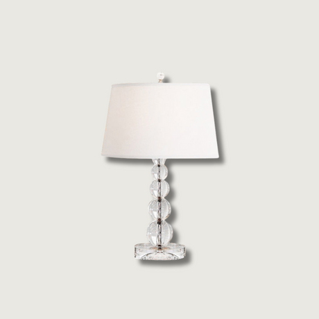 Crystal Table Lamp  Stacked Globe Base Design - Product showcase