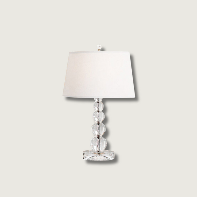 Crystal Table Lamp  Stacked Globe Base Design - Product showcase