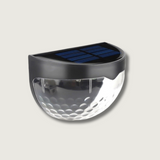 Solar Outdoor Wall Light  Modern Glass Globe Design - Product showcase