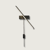 Minimalist Wall Light  LED Aluminum Sconce With Plug - Product showcase