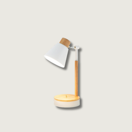 Modern Desk Lamp  Wood and Metal Design - Product showcase