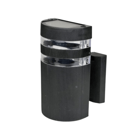 Modern LED Wall Light  Black Cylinder Outdoor Lamp - Product detail 8