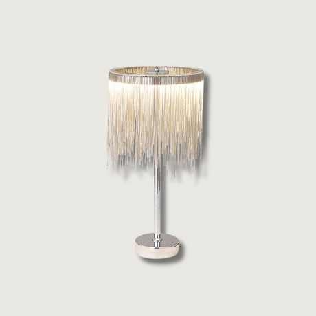 Modern Tassel Table Lamp  Chain Fringe Ambient Light - Product showcase