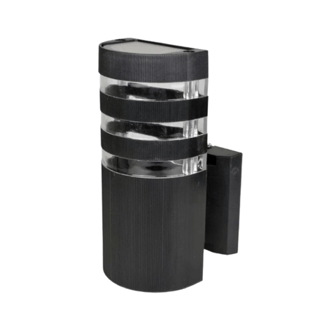 Modern LED Wall Light  Black Cylinder Outdoor Lamp - Product detail 9