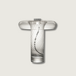 Modern Glass Table Lamp  Spiral Crystal Design - Product showcase