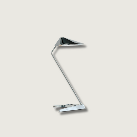 Modern LED Desk Lamp  Chrome Z-Shape Design - Product showcase