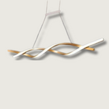 Modern Spiral Chandelier  Wave Design LED Pendant Light - Product showcase