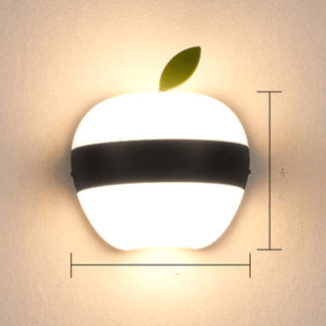 Modern Outdoor Wall Light  Apple-Shaped LED Design - Product detail 7