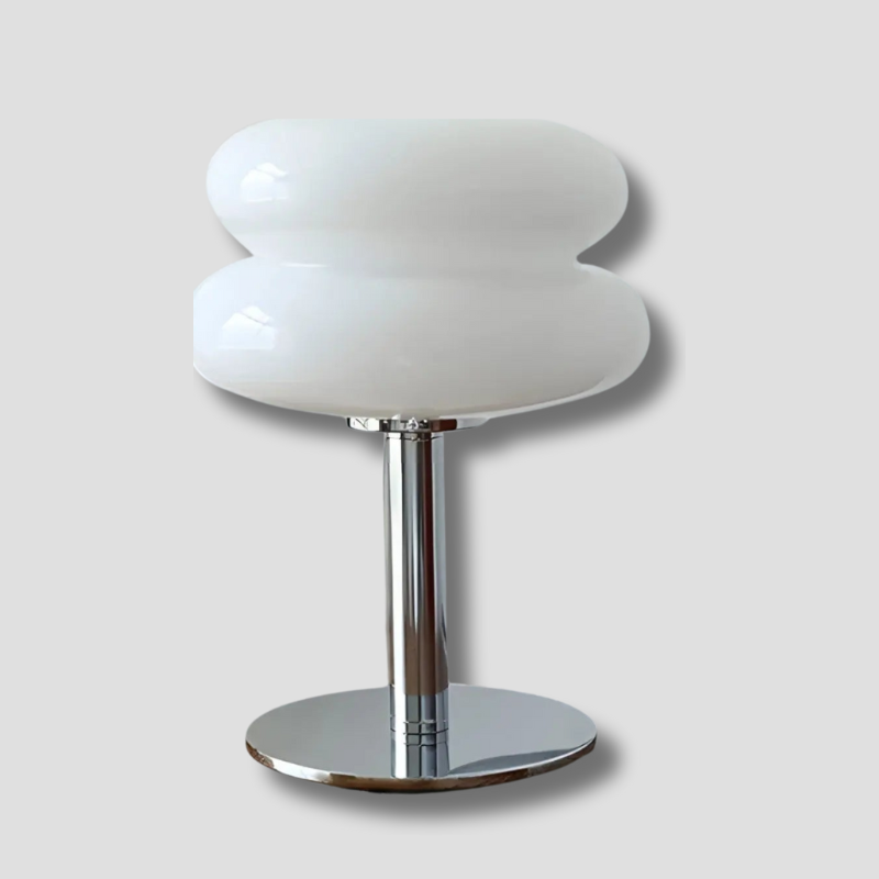 Modern Glass Table Lamp  Mushroom Dome Design - Product showcase