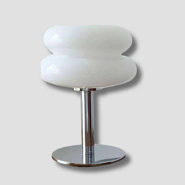 Modern Glass Table Lamp  Mushroom Dome Design - Product showcase