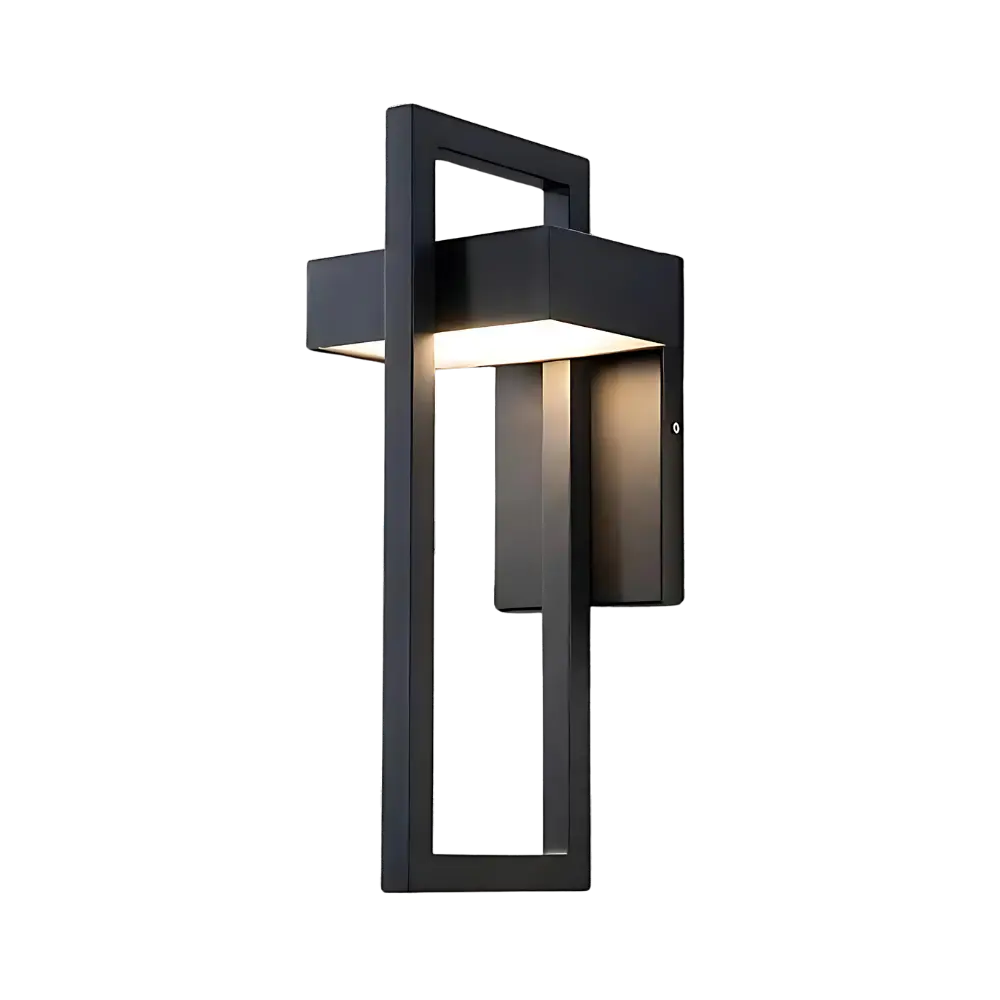 Modern Outdoor Wall Light  Geometric LED Frame Design - Product detail 7