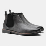 Mens Chelsea Boots  Premium Leather with Elastic Side Panels - Product detail 9