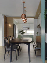 Modern Brass Pendant Light  Tiered Metallic Shade Design - Product detail 32