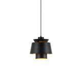 Modern Brass Pendant Light  Tiered Metallic Shade Design - Product detail 40