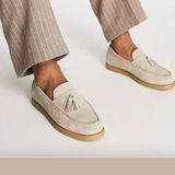 Classic Leather Loafers  Tassel Detail With Gum Sole - Product detail 4