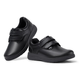 Womens Orthopedic Shoes  Velcro Closure Black Leather - Product detail 8