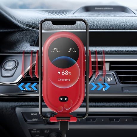 Wireless Car Phone Holder  Automatic Sensor Charging Mount - Product showcase
