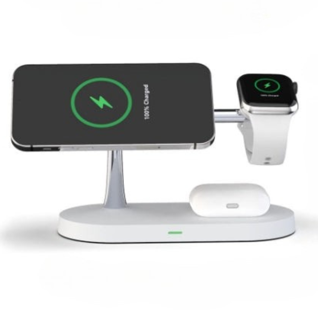 Wireless Charging Station  4-in-1 Multi-Device Dock with LED Light - Product detail 7