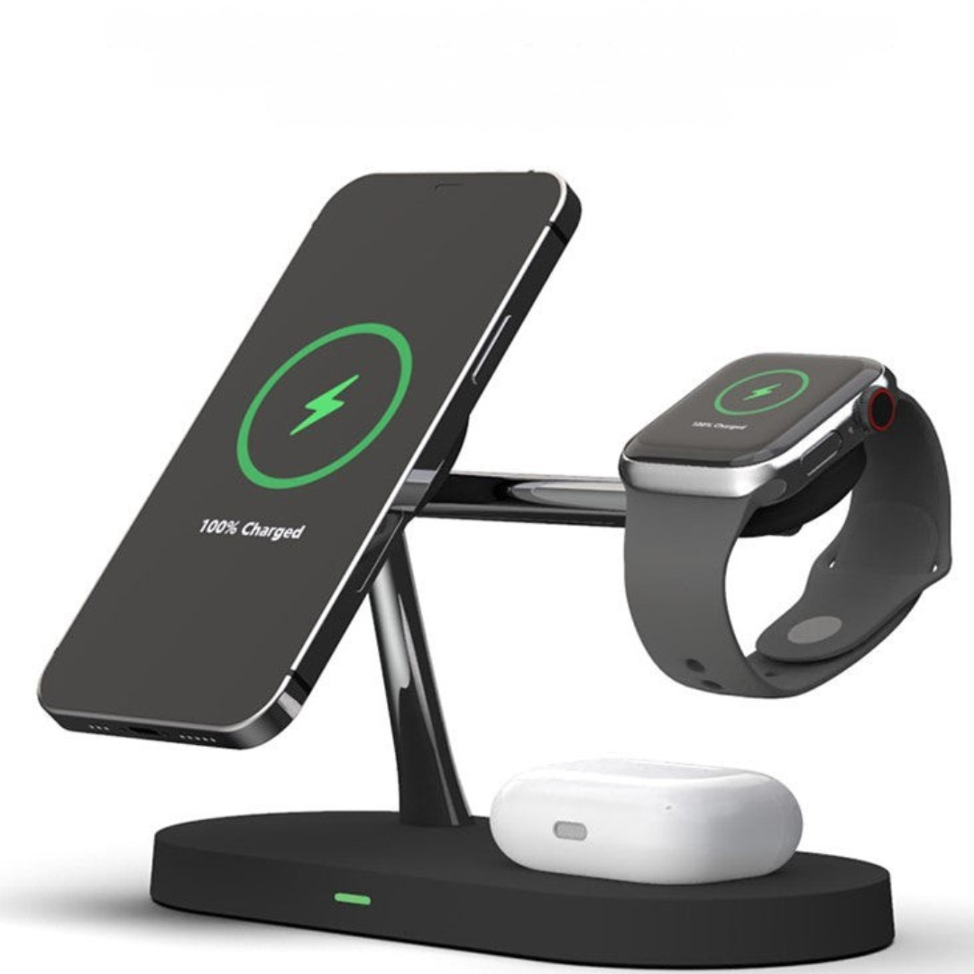 Wireless Charging Station  4-in-1 Multi-Device Dock with LED Light - Product detail 8