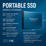 Portable External SSD Drive  High-Speed USB 32 Mobile Storage - Detailed view
