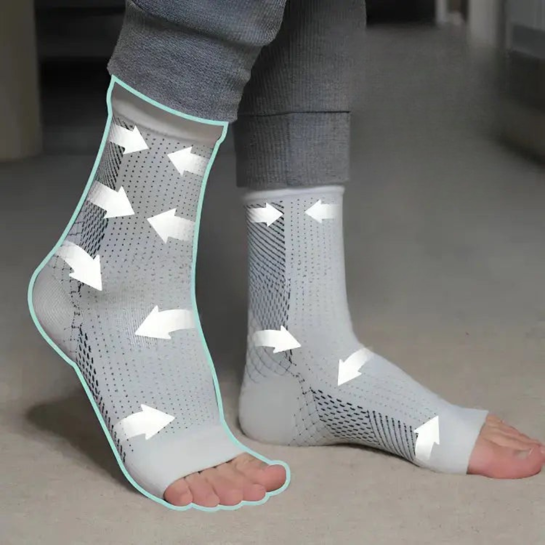 Compression Foot Sleeves  Anti-Fatigue Support with Breathable Fabric - Product example