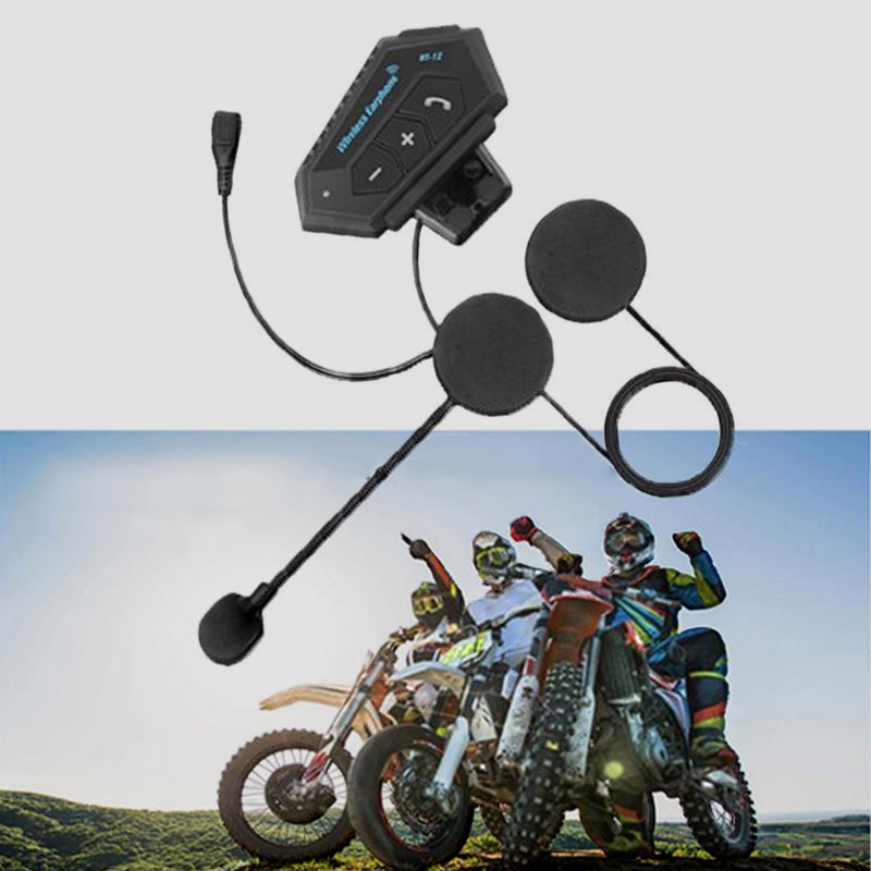 Bluetooth Motorcycle Helmet Headset  Wireless Communication System - Product example