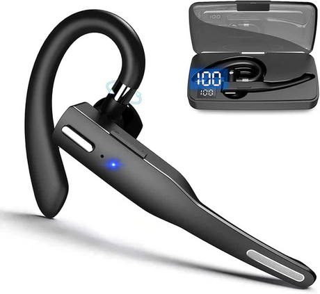 Bluetooth Headset  Professional Noise Cancelling with Digital Display - Product showcase