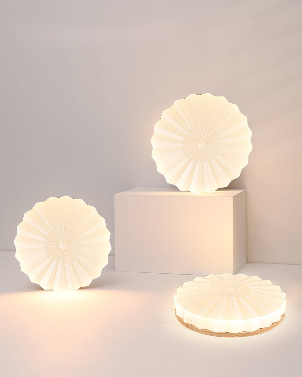 Modern Ceiling Light  Wood Frame Geometric Pattern - Product detail 11