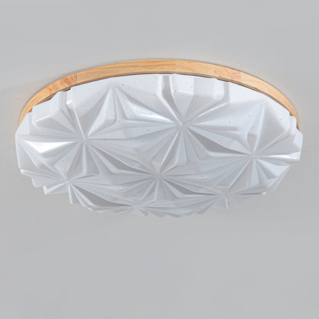 Modern Ceiling Light  Wood Frame Geometric Pattern - Product detail 20