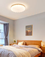 Modern Ceiling Light  Wood Frame Geometric Pattern - Product detail 12