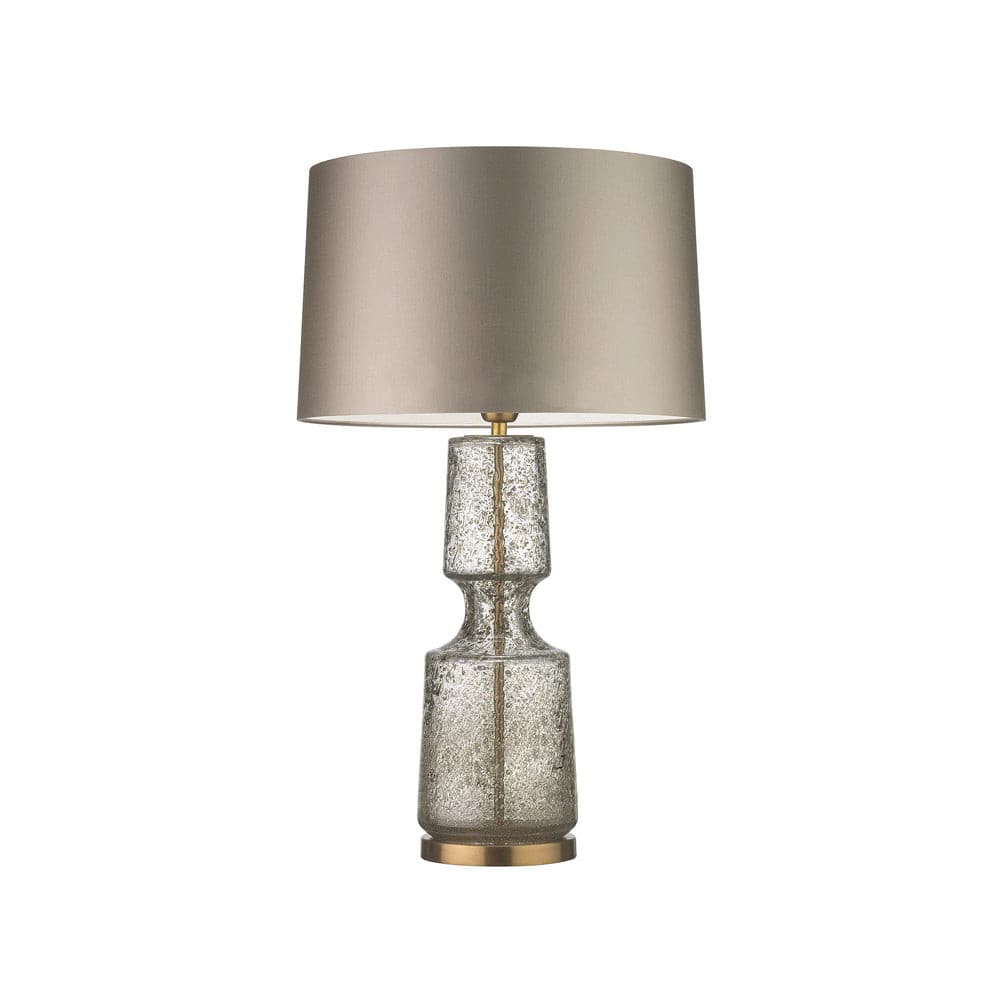 Modern Glass Table Lamp  Amber Base Black Shade - Product detail 28