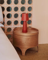 Modern Rechargeable Table Lamp  Conical Metal Design - Product example