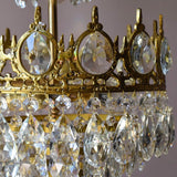 Crystal Crown Table Lamp  Royal Gold Finish - Product detail 8