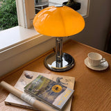 Bauhaus Table Lamp  Amber Glass Dome Shade - Product detail 19