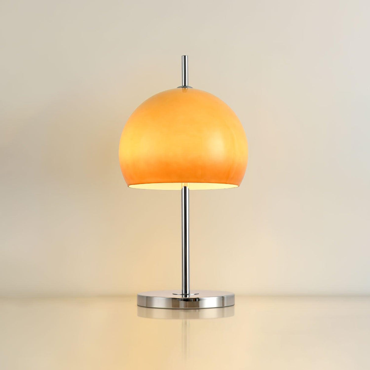 Bauhaus Table Lamp  Amber Glass Dome Shade - Product detail 28