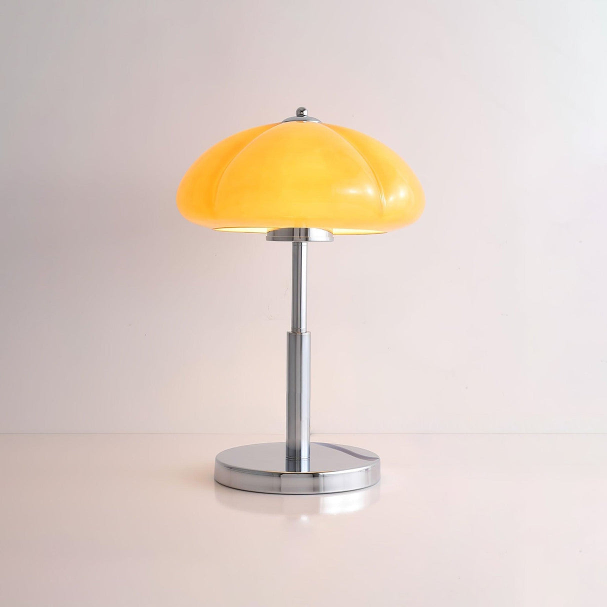 Bauhaus Table Lamp  Amber Glass Dome Shade - Product detail 62