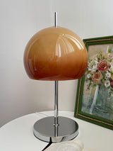 Bauhaus Table Lamp  Amber Glass Dome Shade - Product detail 22
