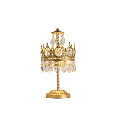 Crystal Crown Table Lamp  Royal Gold Finish - Product detail 16