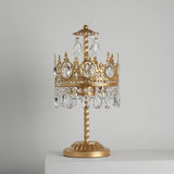 Crystal Crown Table Lamp  Royal Gold Finish - Product detail 6