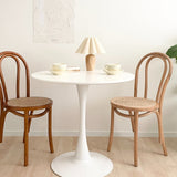 Vintage Table Lamp  Pleated Shade Wood Base - Product detail 10