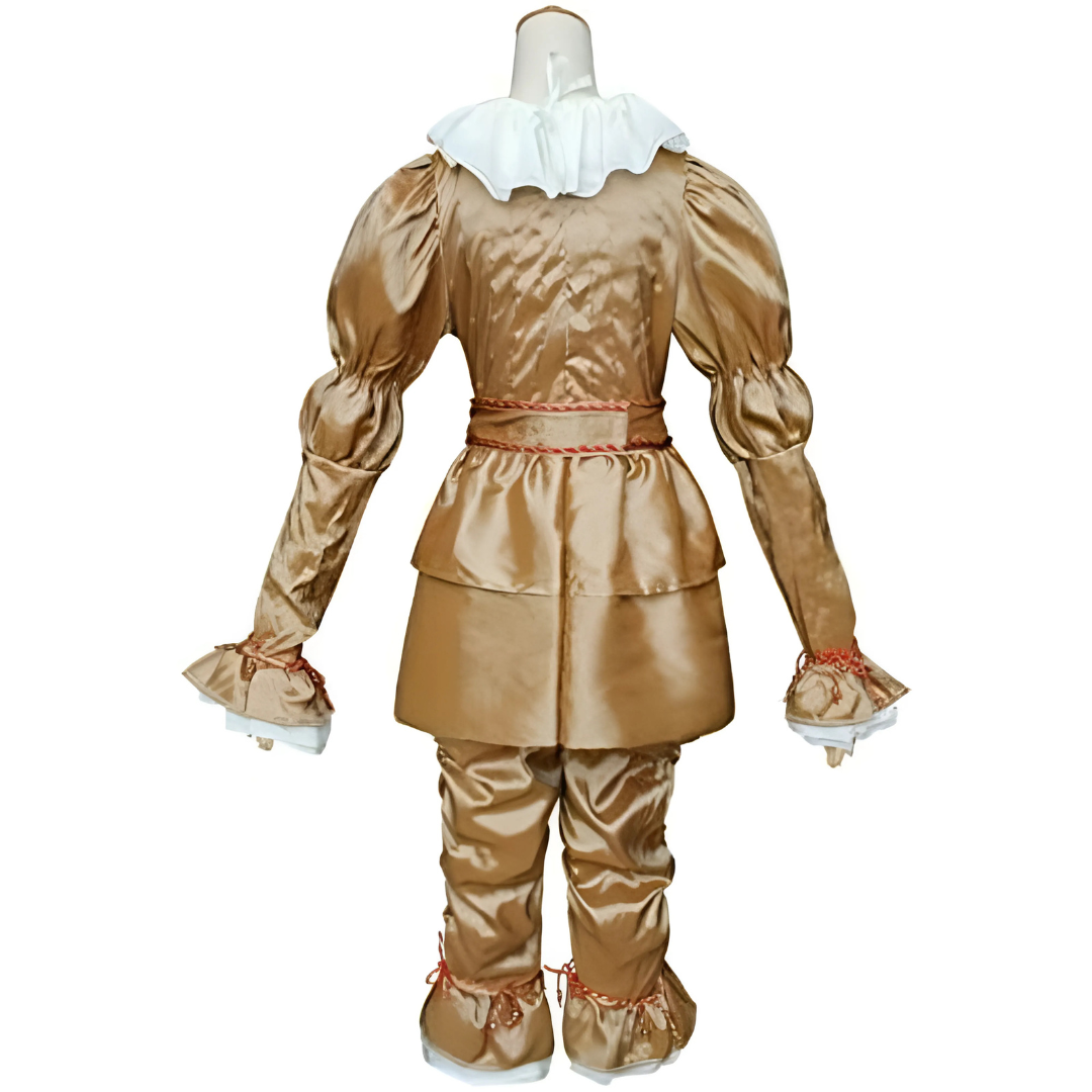 Vintage Halloween Clown Costume  Victorian Style Ruffle Detail - Product detail 4