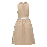 Traditional Dirndl Dress  Vintage Apricot With Lace Apron - Product example