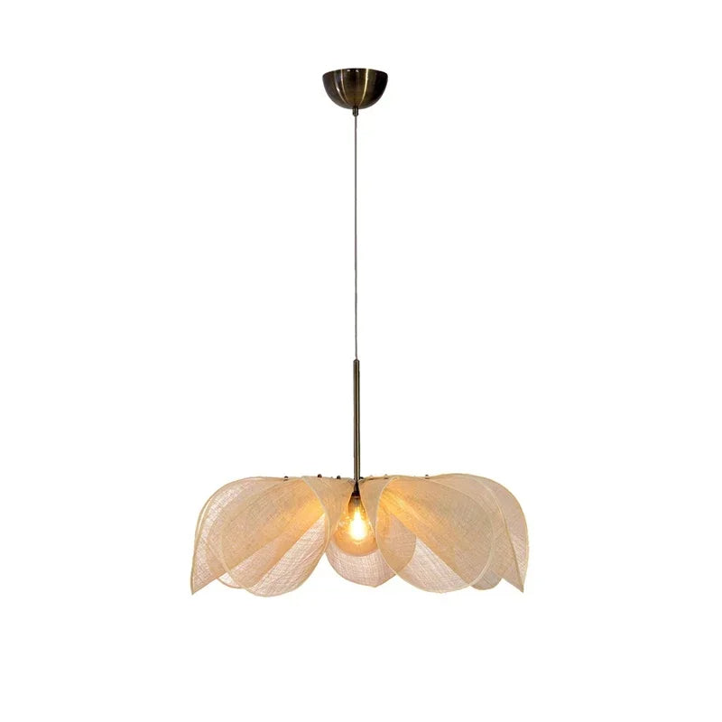 Modern Fabric Pendant Light  Petal Shade Design - Product detail 6