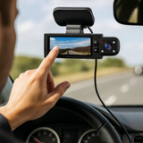 Dual Lens Dash Camera  1080p WiFi Car Recording System - Product showcase