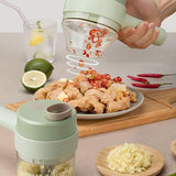 Cordless Electric Vegetable Processor  Compact Mini Food Chopper - Detailed view