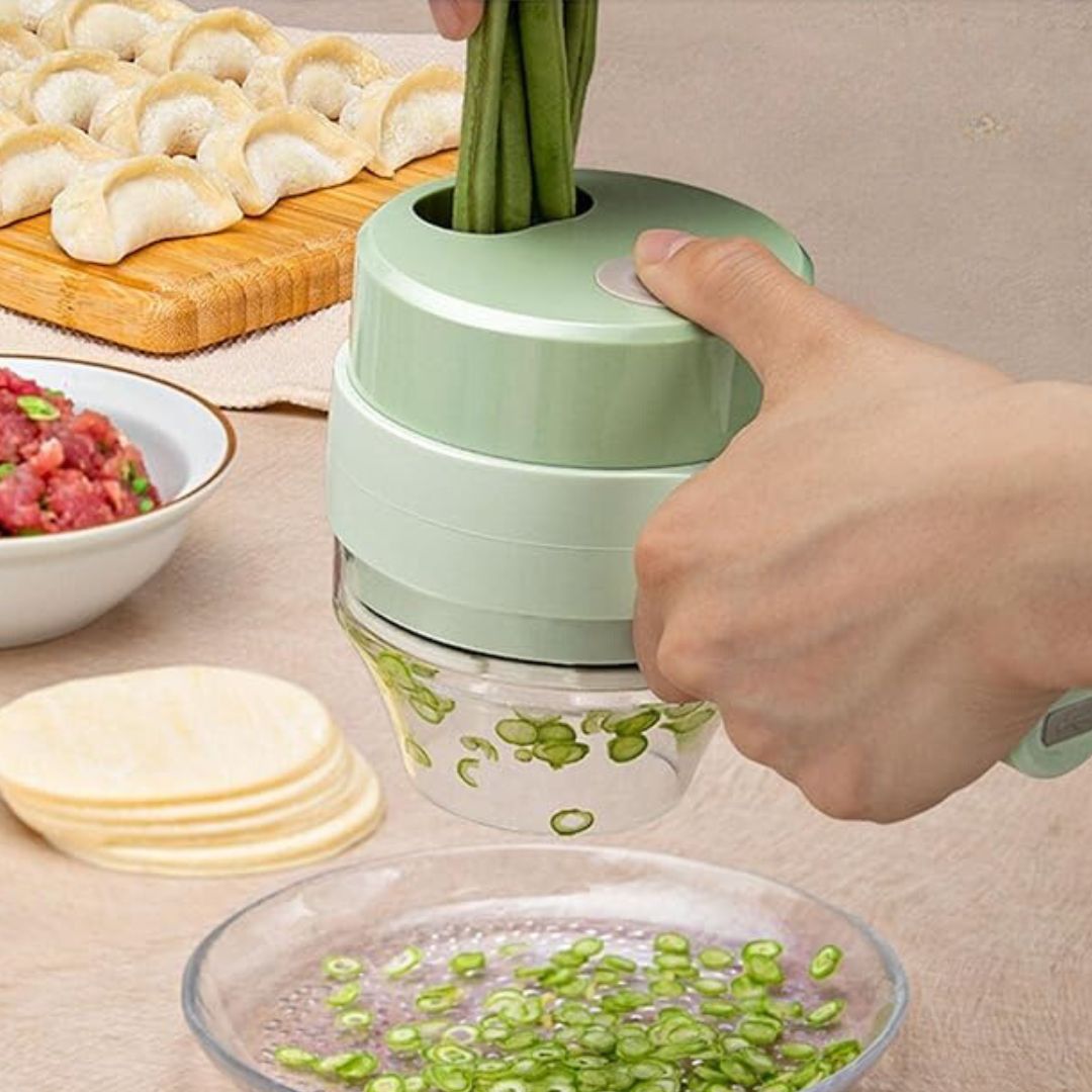 Cordless Electric Vegetable Processor  Compact Mini Food Chopper - Product detail 4